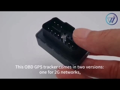 4G Cat1 음성 제어 OBD OBD2 GPS 추적기 G 센서 9 ~ 36V 차량